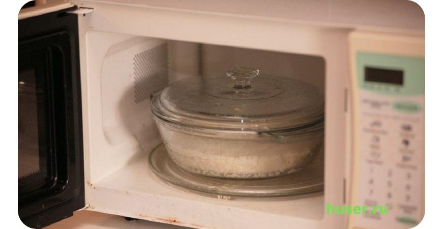 Как варить рис в микроволновке
